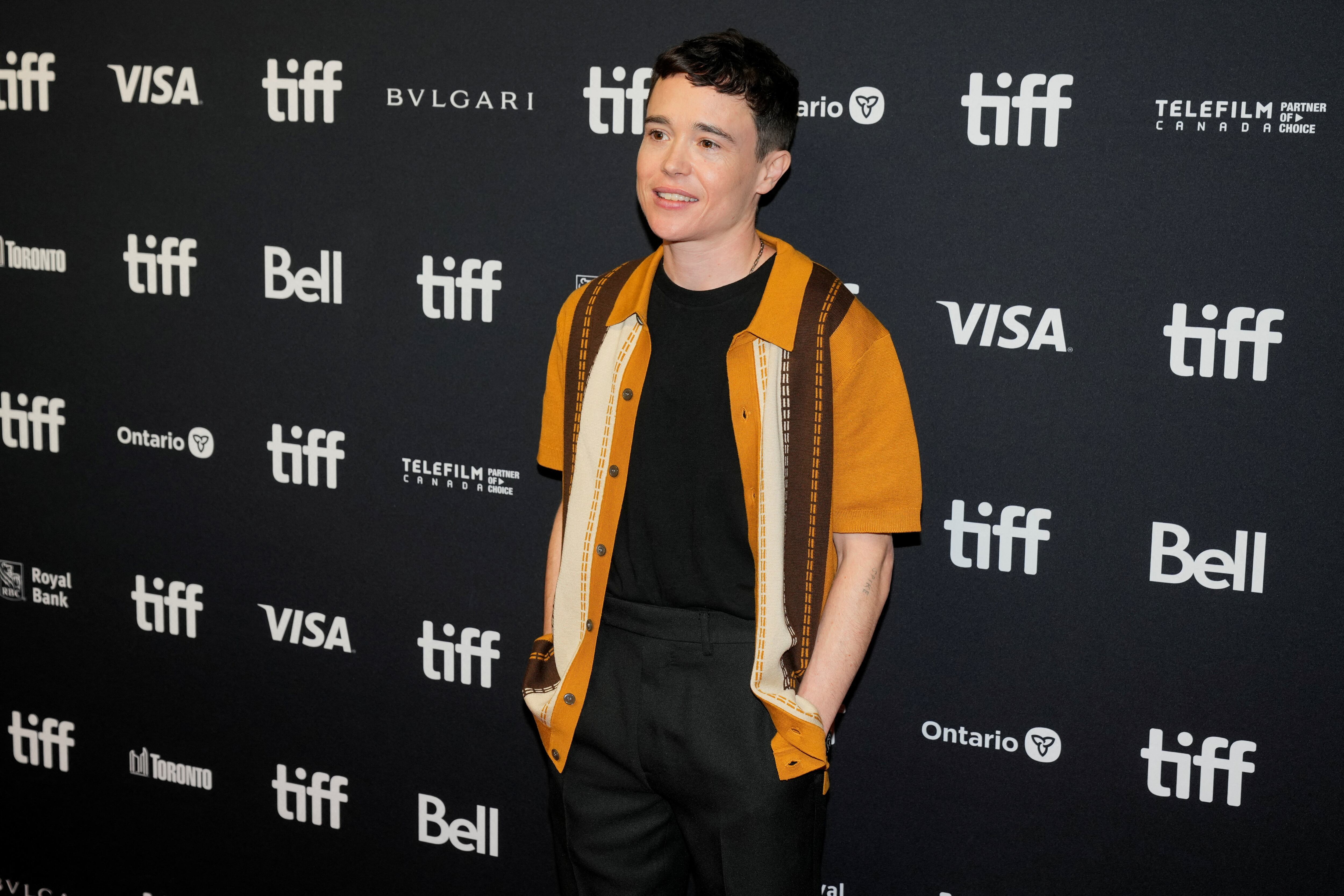 Elliot Page recordó la vez que tuvo una relación secreta con una actriz. (REUTERS/Mark Blinch)