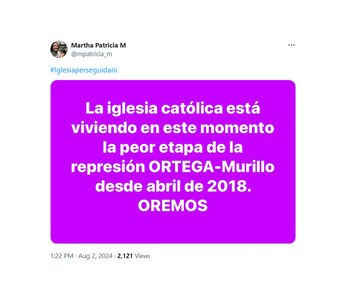 El mensaje de la abogada