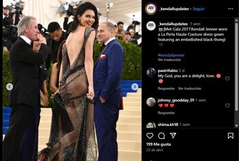 Kendall Jenner utilizó un vestido