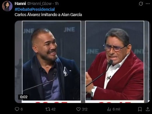 Debate presidencial EN VIVO: lo más viral en redes tras los momentos más polémicos. Captura: X.