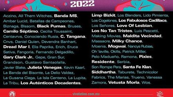 Vive Latino 2022: conoce el