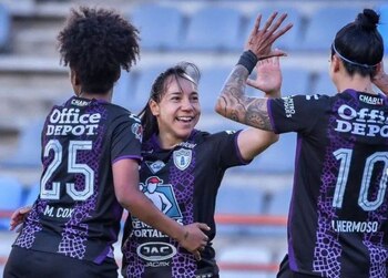 Charlyn Corral, campeona de goleo del torneo de Clausura 2023 de la mano de las Tuzas del Pachuca. (Instagram: @tuzasoficial)