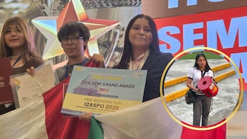 Estudiante mexicana gana medalla de oro en Indonesia con su extintor que apaga el fuego mediante ondas sonoras