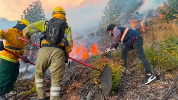 PNP detiene a hombre en mediod de las investigaciones por el incendio en Sacsayhuamán.