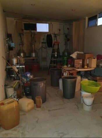 Los agentes registraron hasta cinco