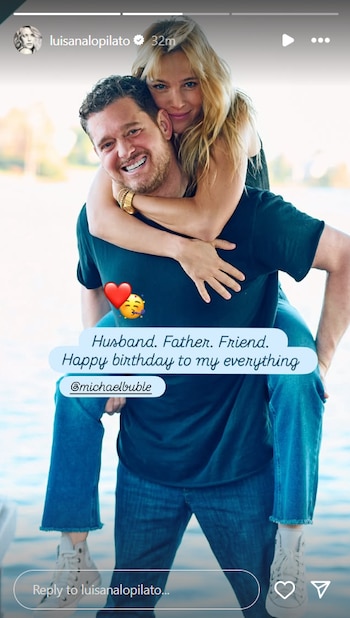 "Esposo. Padre. Amigo. Feliz cumpleaños a mi todo"; escribió la actriz a su marido