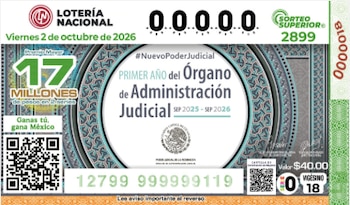 Créditos: Lotería Nacional