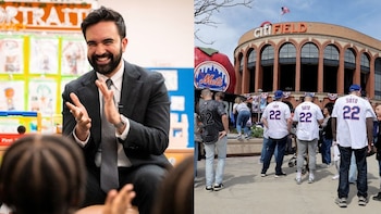 La visita del alcalde Zohran Mamdani al Citi Field y su saludo a las mascotas de los Mets es señalada como el inicio de la 'maldición del Mambino'