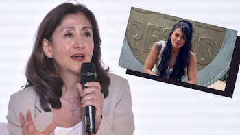 La excandidata presidencial salió en