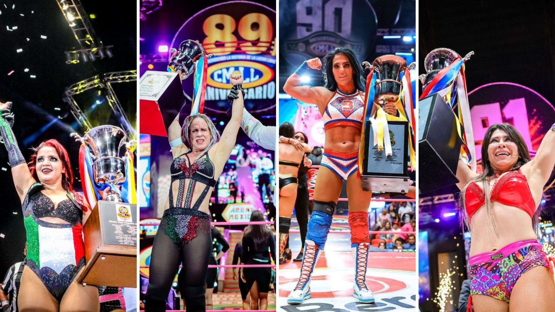 El trofeo lleva cuatro ediciones y ha sido ganado por amazonas de renombre como: Dark Silueta, Dalys, Tessa Blanchard y Reyna Isis.