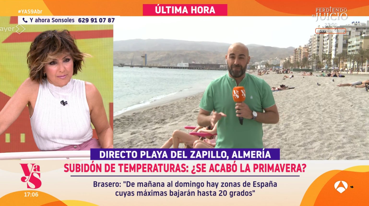 Sonsoles Ónega recupera su peinado tras la manifestación silenciosa (Atresmedia)