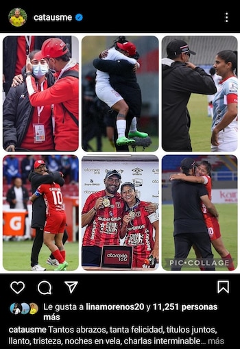 La sentida despedida de Catalina Usme de su hermano