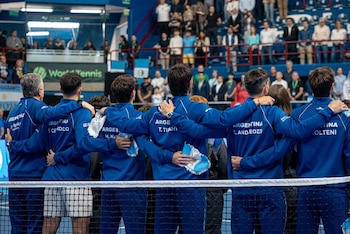 El equipo argentino busca avanzar en la Copa Davis (Crédito: Omar Rasjido / Prensa AAT)