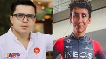 Beto Coral y Egan Bernal
