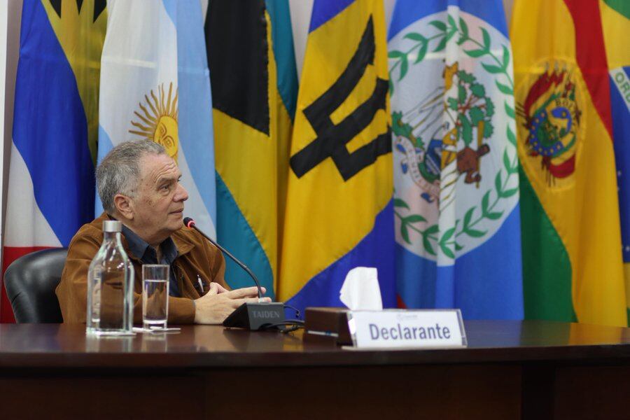 Eduardo Iglesias expone el caso de su hija, cuya muerte quedó impune, en la Corte Interamericana de Derechos Humanos. (CorteIDH)