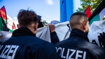 La Policía de Berlín detiene a 15 personas en una manifestación propalestina por el Día de la Nakba