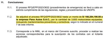 MML adjudica buena pro para