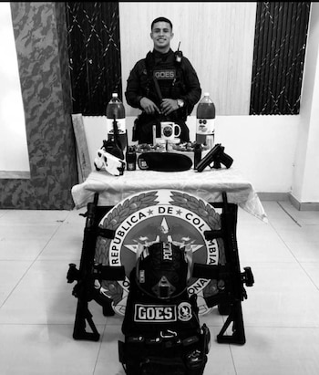 Patrullero Geison Rayo Espinoza falleció tras atentado contra la Policía en Caquetá - crédito Redes sociales