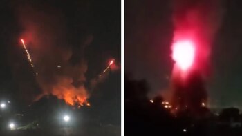 Explosión de bodega de pirotecnia