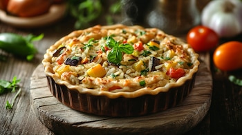 La combinación de arroz blanco