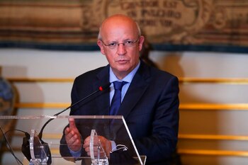El Ministro de Estado y Asuntos Extranjeros de Portugal, Augusto Santos Silva. EFE/EPA/MANUEL DE ALMEIDA/Archivo