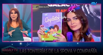 Magaly Medina atacou Laura Spoya e leu as mensagens que inundaram sua rede: “É muito legal”. Captação: Magaly TV La Firme.