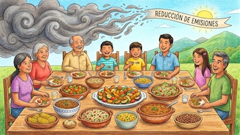 Una comida semanal sin carne puede reducir la huella de carbono personal