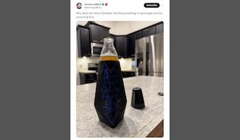 La Tesla CyberBeer no agrada