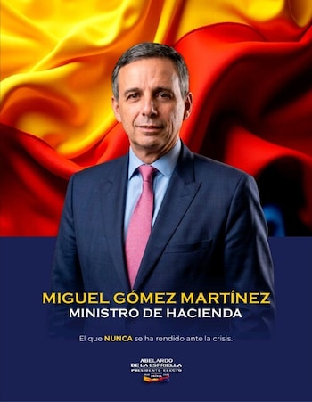 En su hoja de vida sobresalen la presidencia de Bancóldex, Fasecolda y Asocolflores, además de haber sido vicecontralor general de la República, embajador de Colombia en Francia y representante a la Cámara por Bogotá - crédito prensa Abelardo de la Espriella