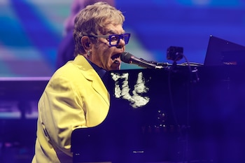El artista británico Elton John se presenta este lunes, en el cuarto día del festival Rock in Rio 2026, en Río de Janeiro (Brasil). EFE/ André Coelho