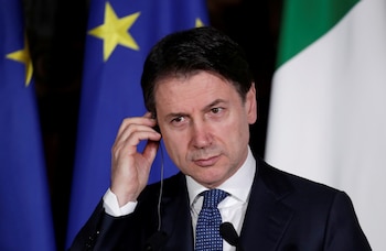 El primer ministro italiano Giuseppe
