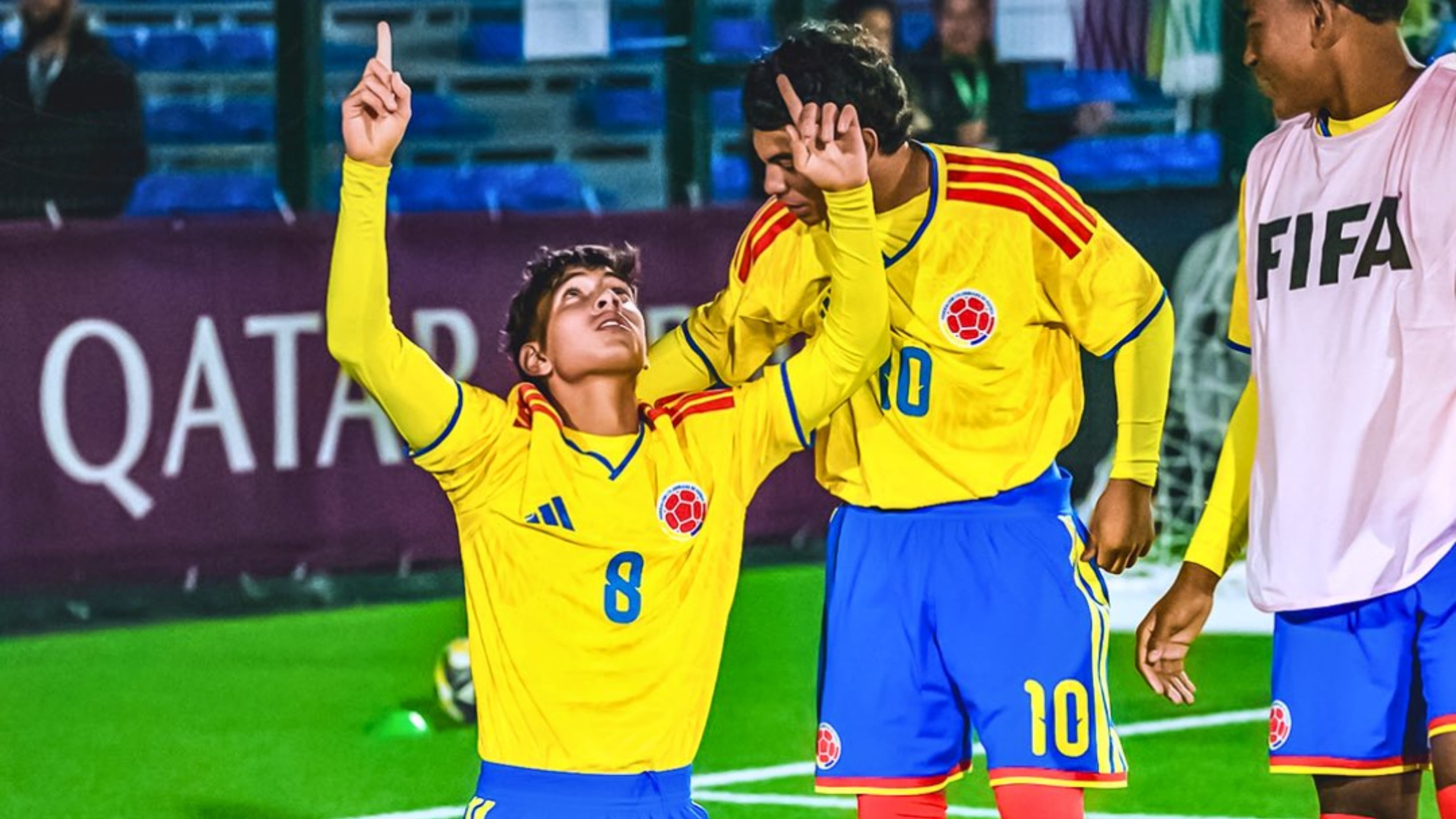 La selección Colombia derrotó a Bosnia y Herzegovina y se clasificó a los octavos de final del Mundial Sub-15 de la FIFA