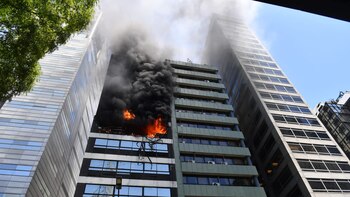 incendio edificio contiguo al ministerio de trabajo oficinas del Poder Judicial de la Ciudad portada