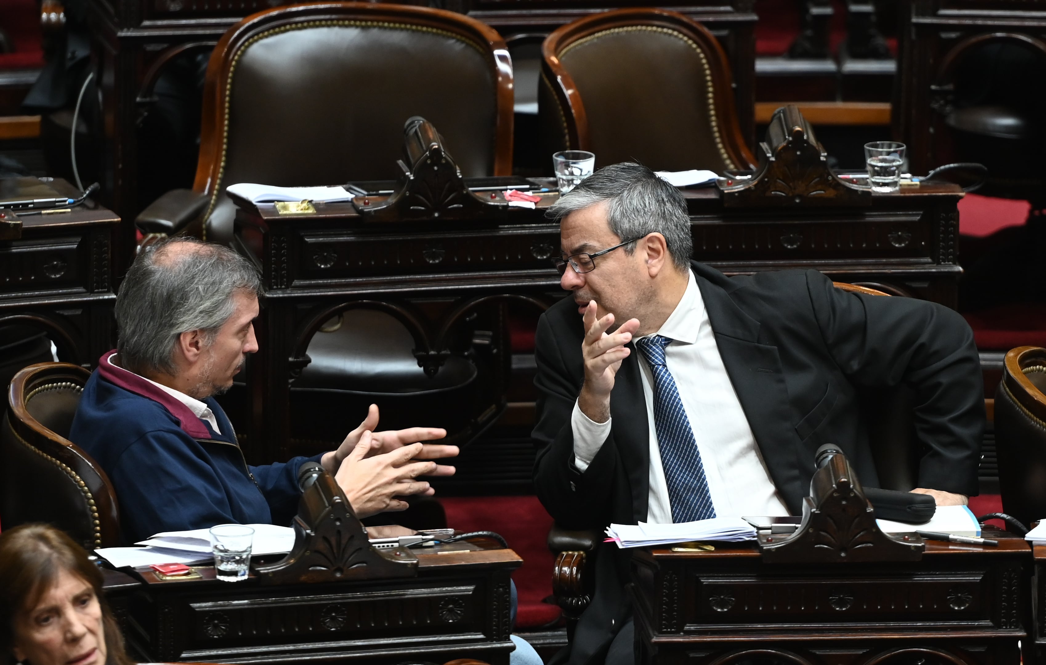 Martínez habla con Máximo Kirchner