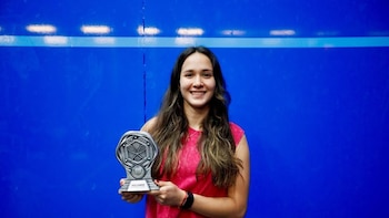 Orgullo colombiano: Lucía Bautista, squashista colombiana, quedó subcampeona del campeonato ECO Open 2026
