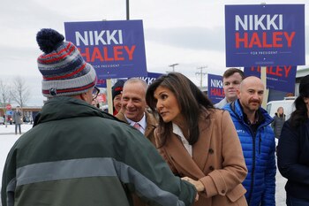 La candidata republicana Nikki Haley