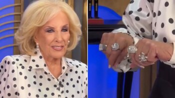 La conductora eligió un par