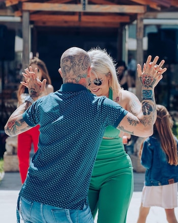 Emanuel Noir y Juli Farias