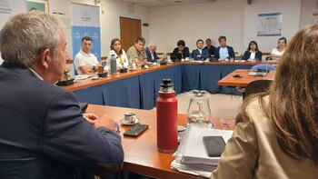 Reunión del bloque radical en