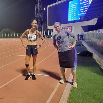 Beatie corre con polleras y