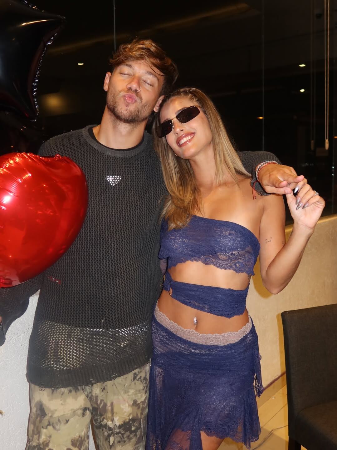 Juli junto a Nacho Castañeras, su amigo de Gran Hermano