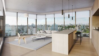 Cocinas con islas e integradas