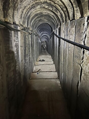 Israel busca destruir toda la compleja red subterránea construida por Hamas en Gaza (Fuente: FDI)