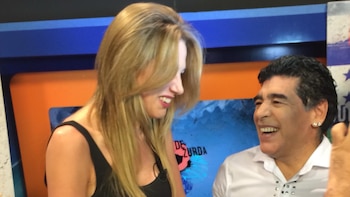 Alina Moine publicó fotos inéditas de un encuentro con Diego Maradona: “Nunca las había compartido”