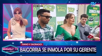 Magaly Medina ‘cuadra’ a Alejandra Baigorria y asegura que jamás perdonaría una infidelidad: “A mí no me pongas en tu bolsa”. Captura: Magaly TV La Firme.