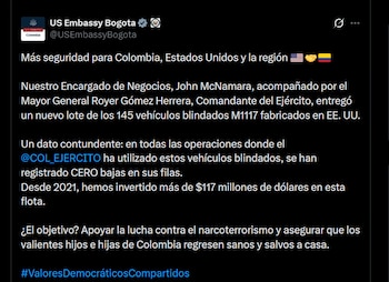 El Ejército Nacional de Colombia