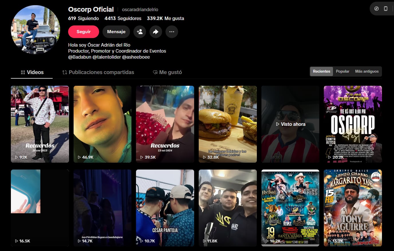 (Capturas de pantalla)