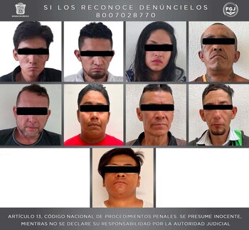 detenidos robo Ecatepec Coacalco (FGJEM)