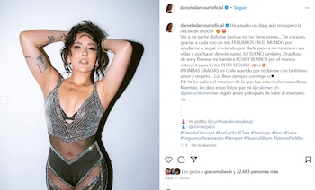 Daniela Darcourt destacó su éxito