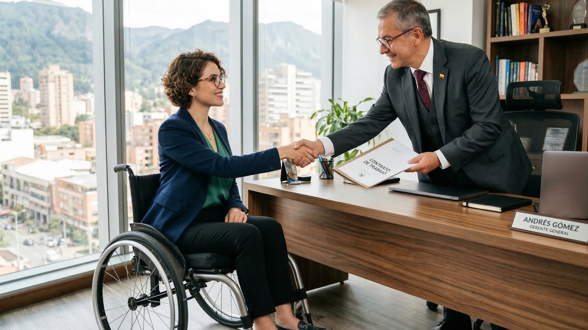 Colombia impone cuotas obligatorias para contratar personas con discapacidad en empresas